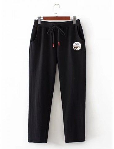Casual Loose Long Drawstring Sport Stretch Pants