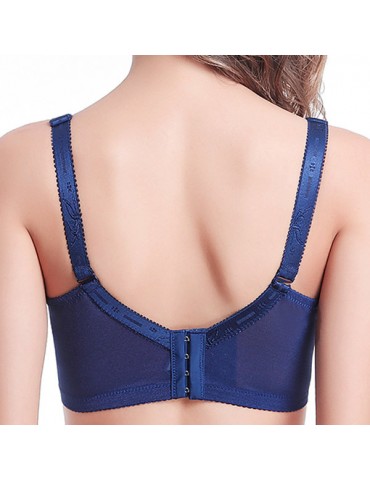 Soft Adjustable Printed Gather Push Up Mesh Breathable Bras