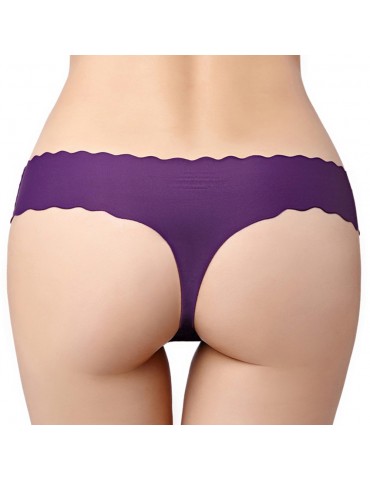 Seamless Sexy Hollow Buttock Soft Breathable Thongs