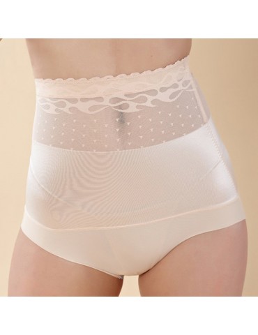Breathable Lace High Waist Belly Control Seamfree Shapewear