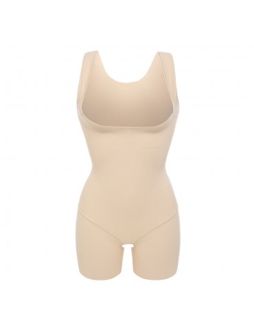 Push Up Open Crotch Belly Control Seamless Bodysuit Shapewear