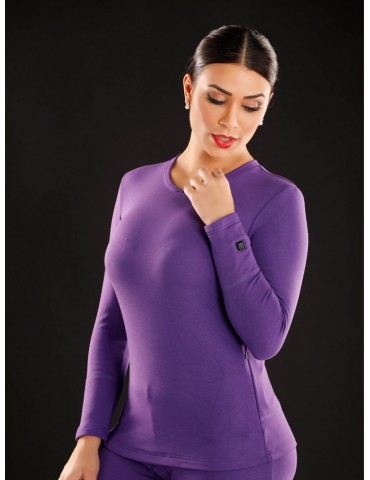 Plus Size Winter Women Pajamas Long Sets USB Heated Warm Thermal Underwear